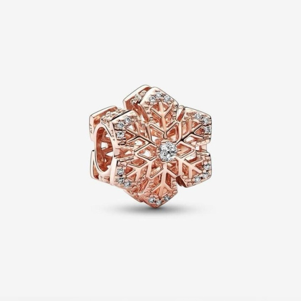 Pandora Rose Gold-Plated Snowflake Charm